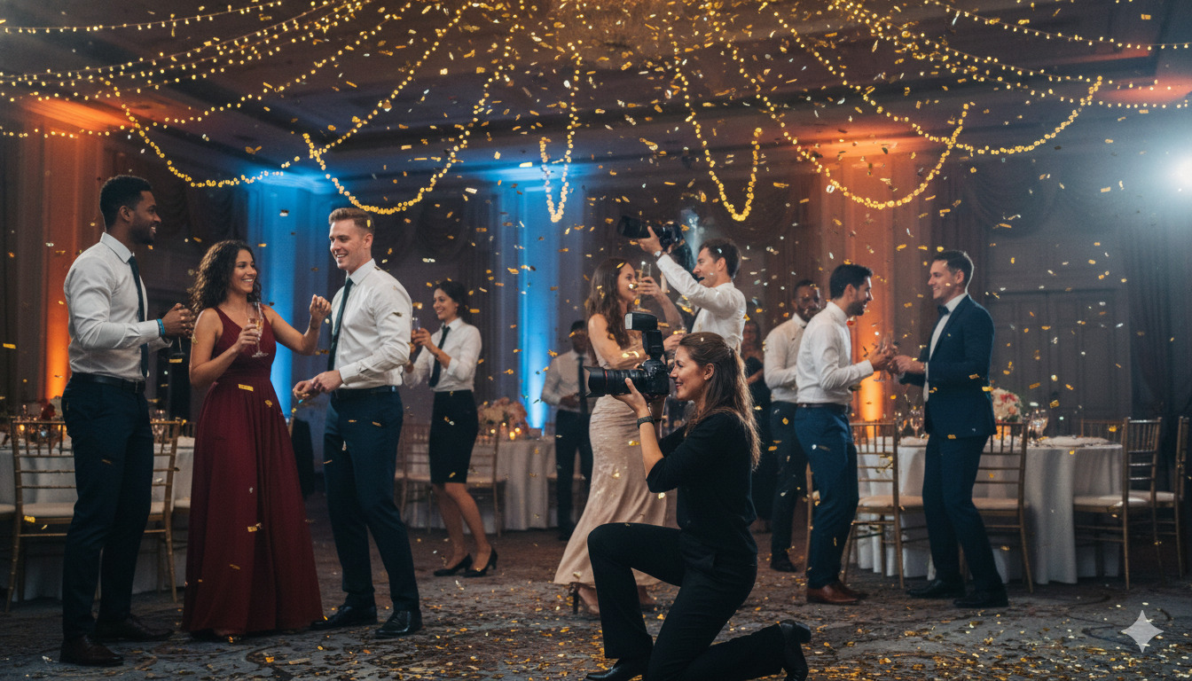 Professional event photography capturing celebration moments